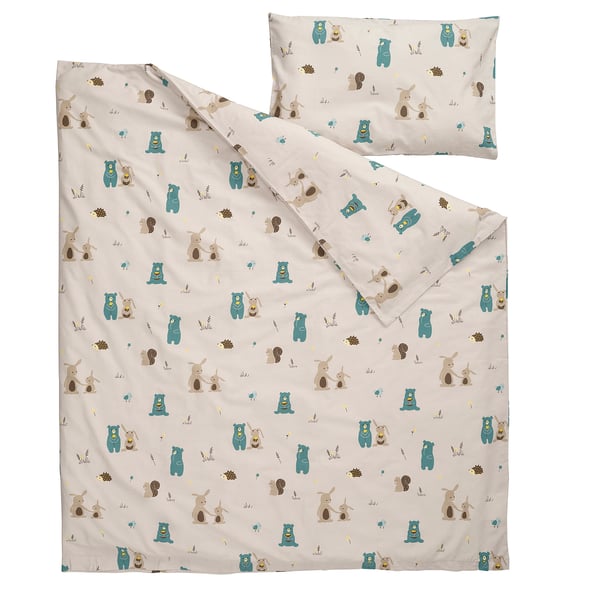 LEN Funda plumón y funda almohada cuna