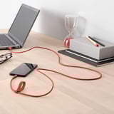LILLHULT Cable USB-A a USB-C, rojo, 1.5 m