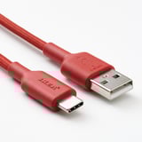 LILLHULT Cable USB-A a USB-C, rojo, 1.5 m