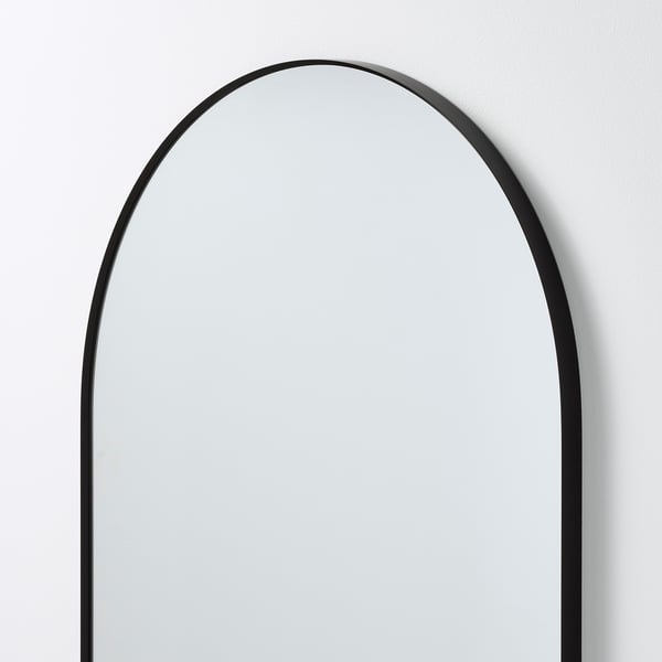 LINDBYN Espejo, negro, 60x120 cm