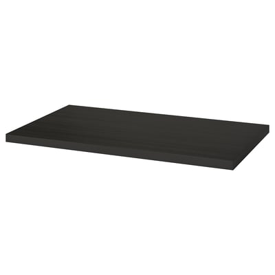 LINNMON Tablero escritorio, negro, 100x60 cm