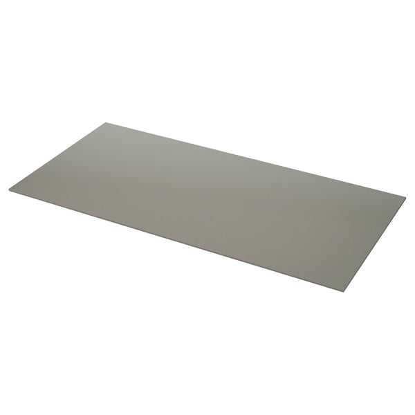 LOCKEBO Cubierta de cocina a medida, gris efecto piedra/compuesto de vidrio, 1 m²x2.0 cm