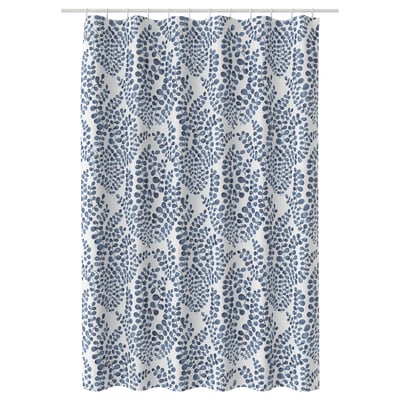 LÖJTNANT Cortina de baño, azul, 180x180 cm