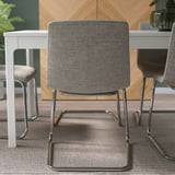 LUSTEBO Silla, Viarp gris/café