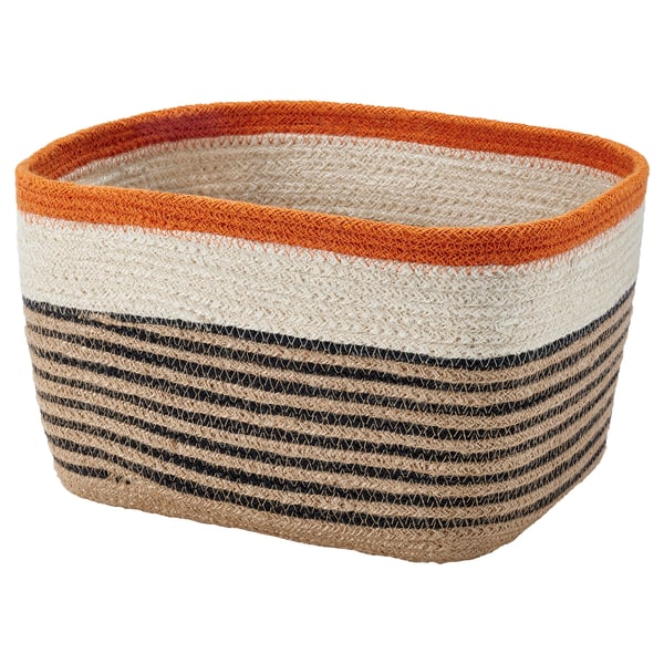 MÄVINN Canasto, rayas multicolor, 30x25x20 cm