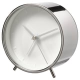 MALLHOPPA Reloj despertador, plateado, 11 cm
