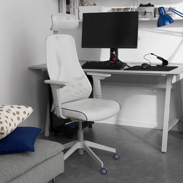MATCHSPEL Silla gamer, Bomstad blanco