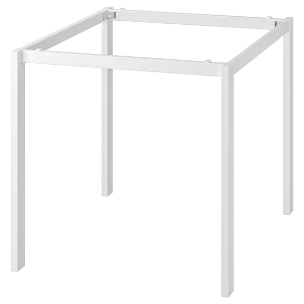 MELLTORP Estructura para mesa, blanco, 75x75 cm
