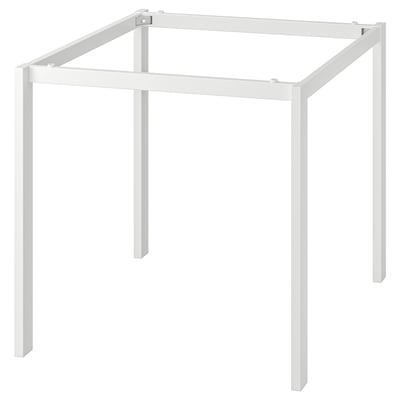 MELLTORP Estructura para mesa, blanco, 75x75 cm