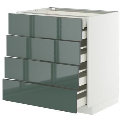 METOD / MAXIMERA Mbs4frt/5cj, blanco/Kallarp, 80x60 cm