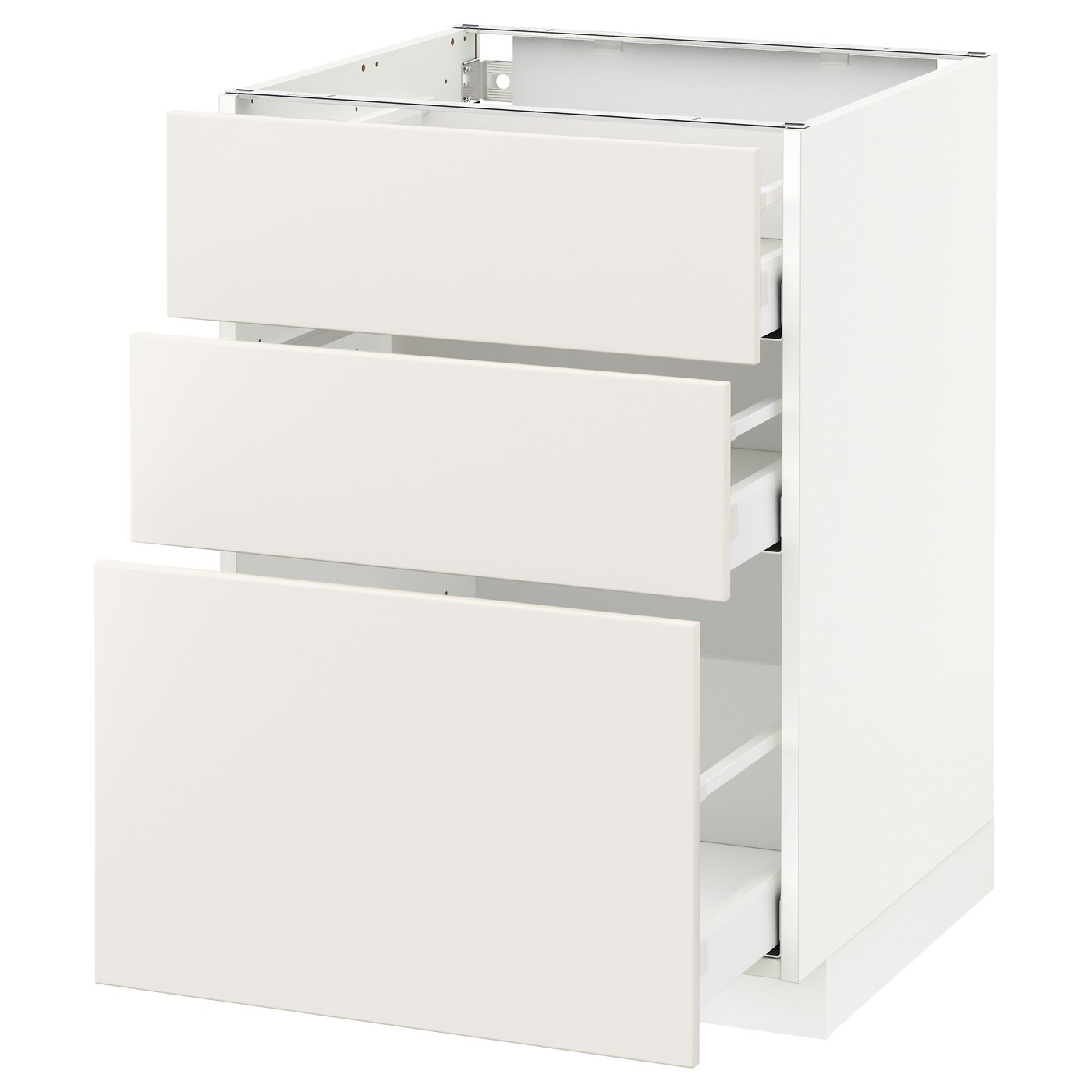 Mueble base, 3 cajones