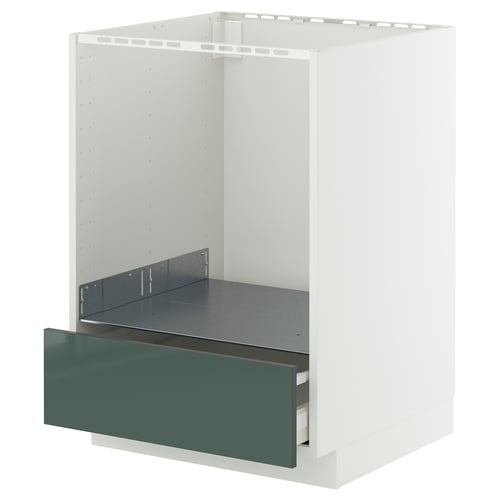 METOD / MAXIMERA Mueble base para horno, blanco/Kallarp, 60x60 cm