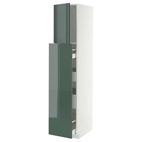 METOD / MAXIMERA Mueble despensero con 4 cajones