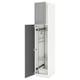 METOD Mueble alto organizador limpieza, blanco/Bodbyn gris, 40x60x200 cm