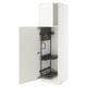 METOD Mueble alto organizador limpieza, blanco/Ringhult blanco, 60x60x200 cm