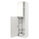 METOD Mueble alto organizador limpieza, blanco/Vallstena blanco, 60x60x240 cm