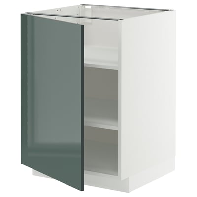 METOD Mueble base con repisas, blanco/Kallarp, 60x60 cm