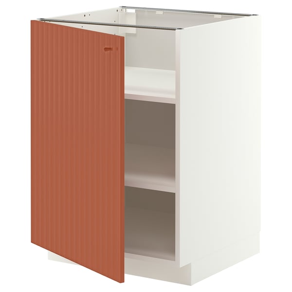 METOD Mueble base con repisas
