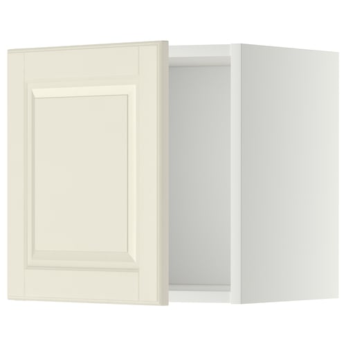 METOD Mueble mural, blanco/Bodbyn color hueso, 40x40 cm