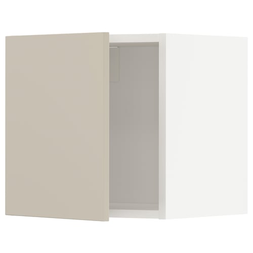 METOD Mueble mural, blanco/Havstorp beige, 40x40 cm