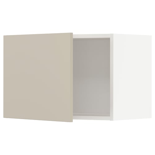 METOD Mueble mural, blanco/Havstorp beige, 60x40 cm