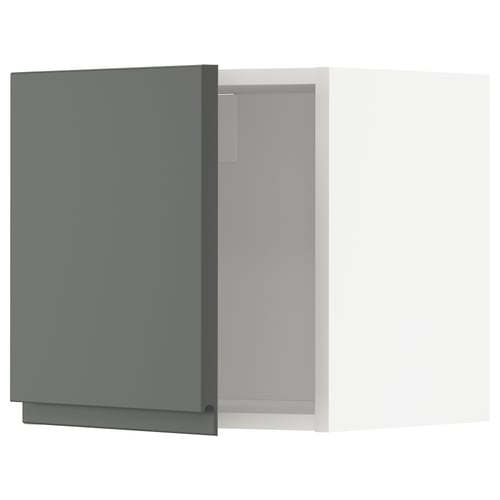 METOD Mueble mural, blanco/Voxtorp Gris oscuro, 40x40 cm