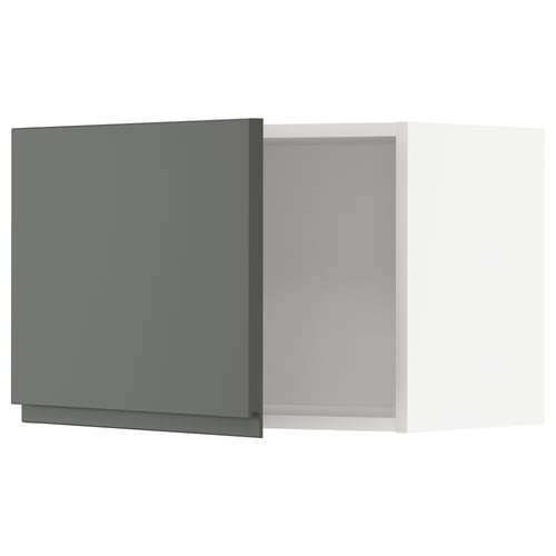 METOD Mueble mural, blanco/Voxtorp Gris oscuro, 60x40 cm