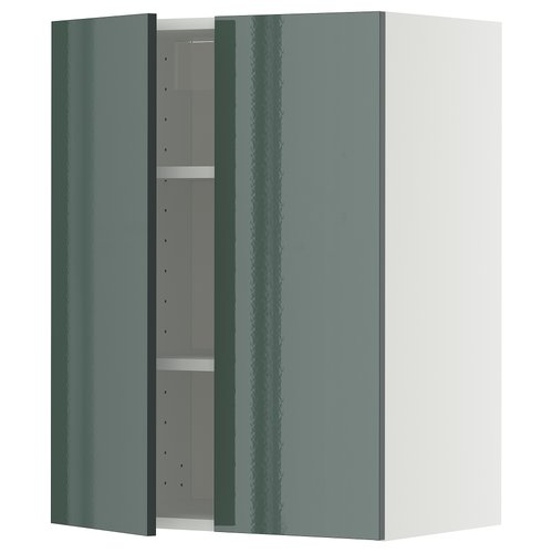 METOD Mueble mural con repisas, blanco/Kallarp, 60x80 cm