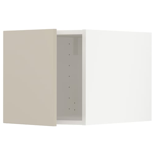 METOD Mueble mural superior, blanco/Havstorp beige, 40x40 cm