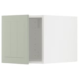 METOD Mueble mural superior, blanco/Stensund menta, 40x40 cm