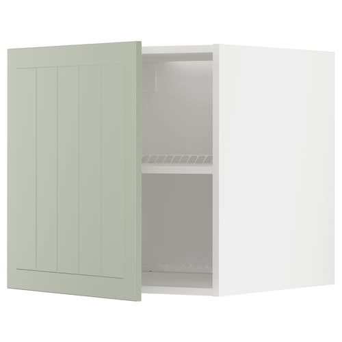 METOD Mueble mural superior, blanco/Stensund menta, 60x60 cm