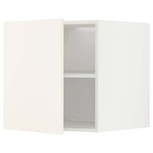 METOD Mueble mural superior, blanco/Vallstena blanco, 60x60 cm