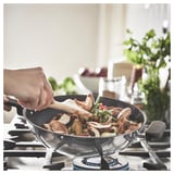 MIDDAGSMAT Wok, revestimiento antiadherente/acero inoxidable, 28 cm