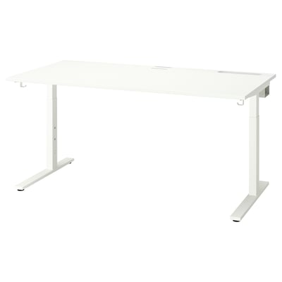 MITTZON Escritorio, blanco, 160x80 cm