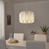 MOJNA Pantalla para lámpara de techo, textil/blanco, 47 cm