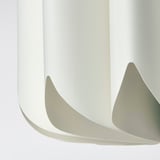 MOJNA Pantalla para lámpara de techo, textil/blanco, 47 cm
