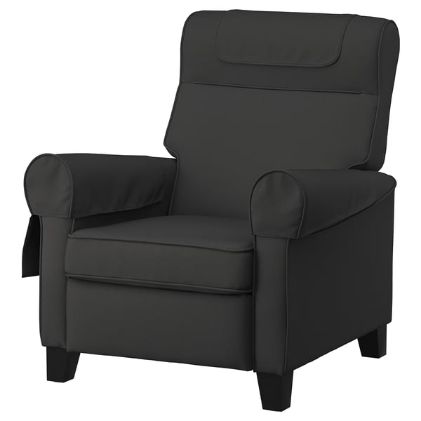 MUREN Sillón reclinable, Remmarn Gris oscuro