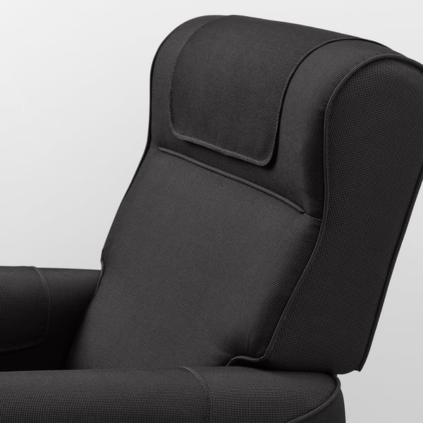 MUREN Sillón reclinable, Remmarn Gris oscuro