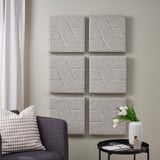 NÄVERHÄGG Panel absorción sonido, decoración/gris, 41x41 cm