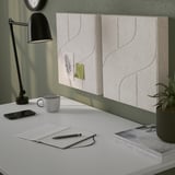 NÄVERHÄGG Panel absorción sonido, decoración/gris, 41x41 cm