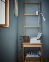NÄVLINGE Foco pinza LED, blanco