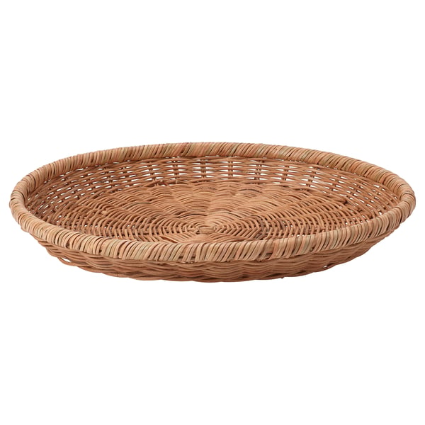 NÖJAKTIG Plato decorativo, ratán, 43 cm