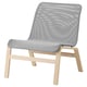 NOLMYRA Silla, chapa abedul/gris