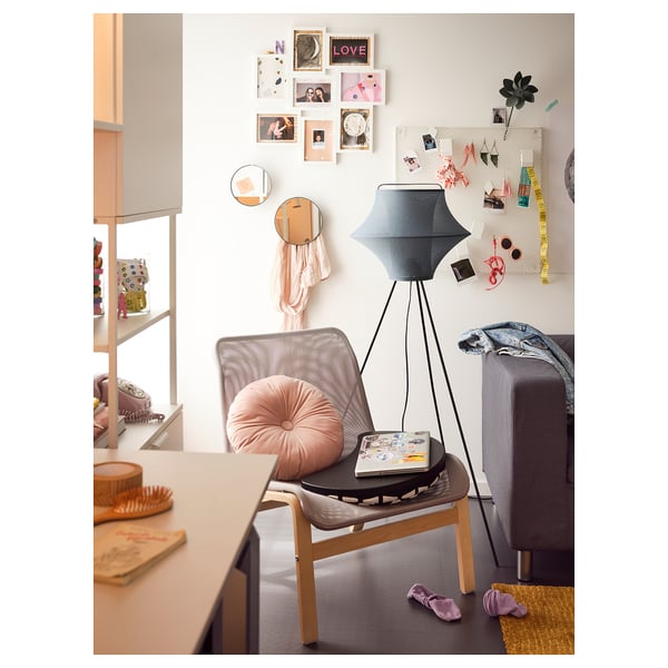 NOLMYRA Silla, chapa abedul/gris