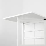 NORDEN / FRÖSVI Juego de comedor con 4 sillas, blanco/blanco, 26/89/152 cm