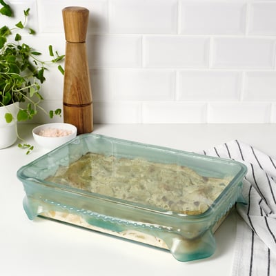 ÖVERMÄTT Tapa para alimentos, silicona, 22x31 cm