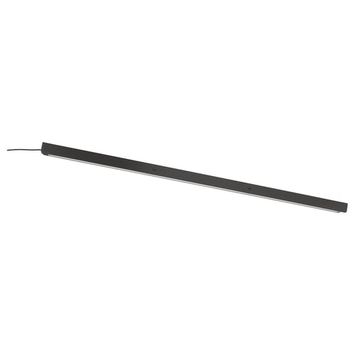 ÖVERSIDAN Iluminación LED mueble con sensor, regulación de intensidad luminosa Gris oscuro, 96 cm
