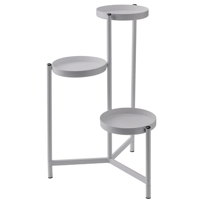 OLIVBLAD Soporte para plantas, interior/exterior gris claro, 58 cm