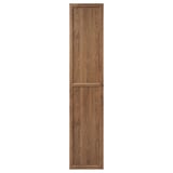 OXBERG Puerta, café efecto nogal, 40x192 cm
