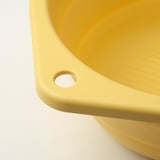 PEPPRIG Balde, plegable/amarillo, 27 cm
